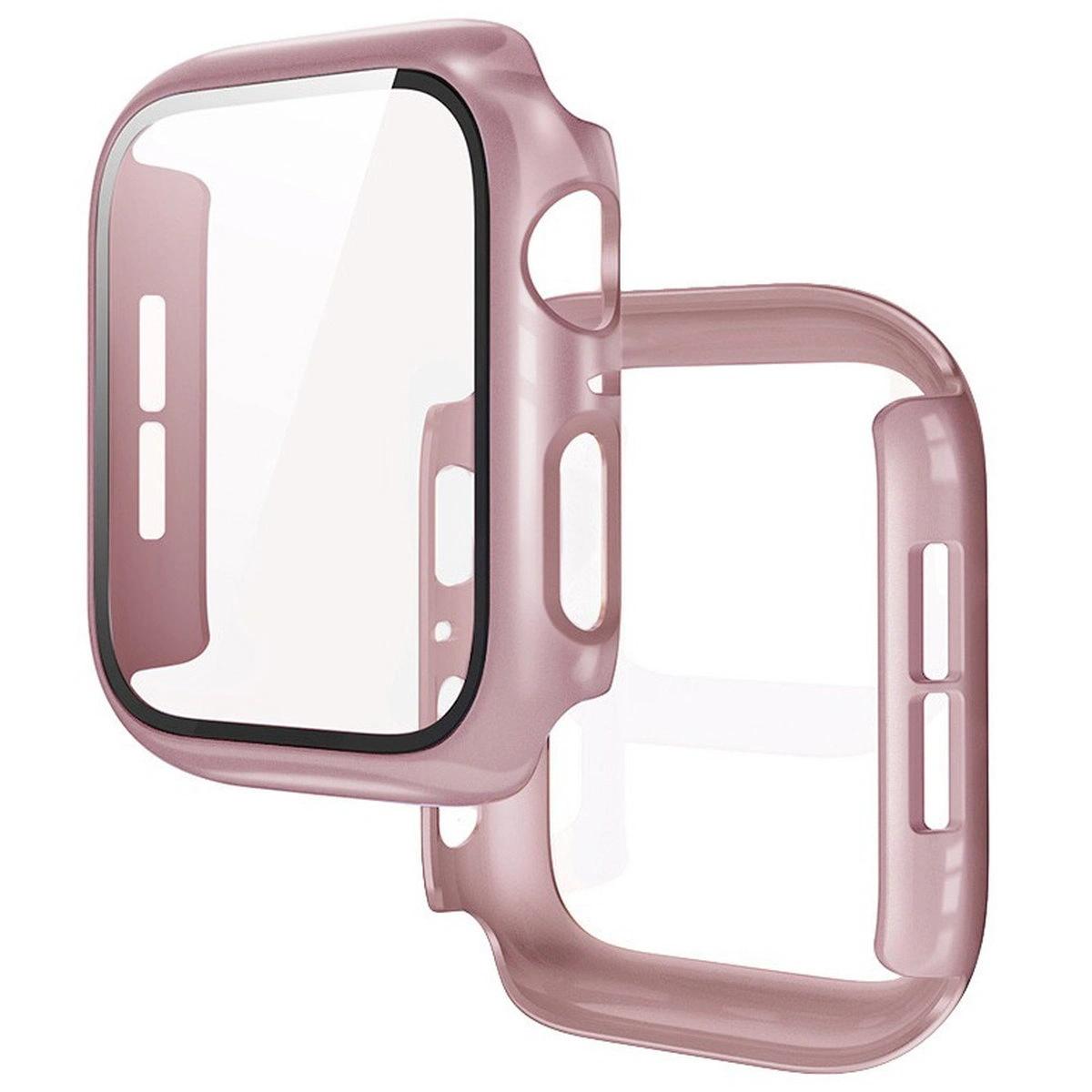 Etui z wbudowanym szkłem Bizon Case Watch Adamo do Apple Watch SE 3 / SE 2 / SE / 6 / 5 / 4 (44 mm)